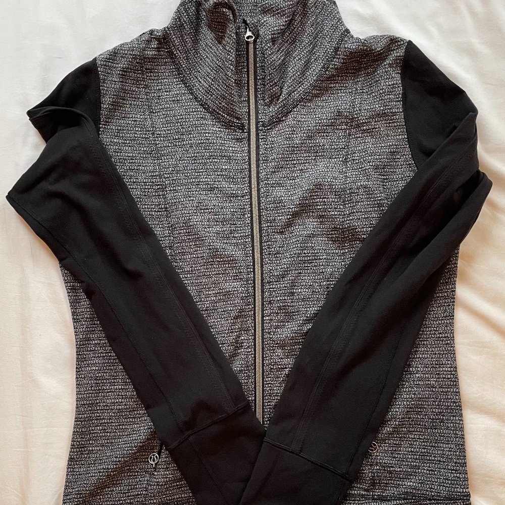 Lululemon Cowl Neck Zip Up